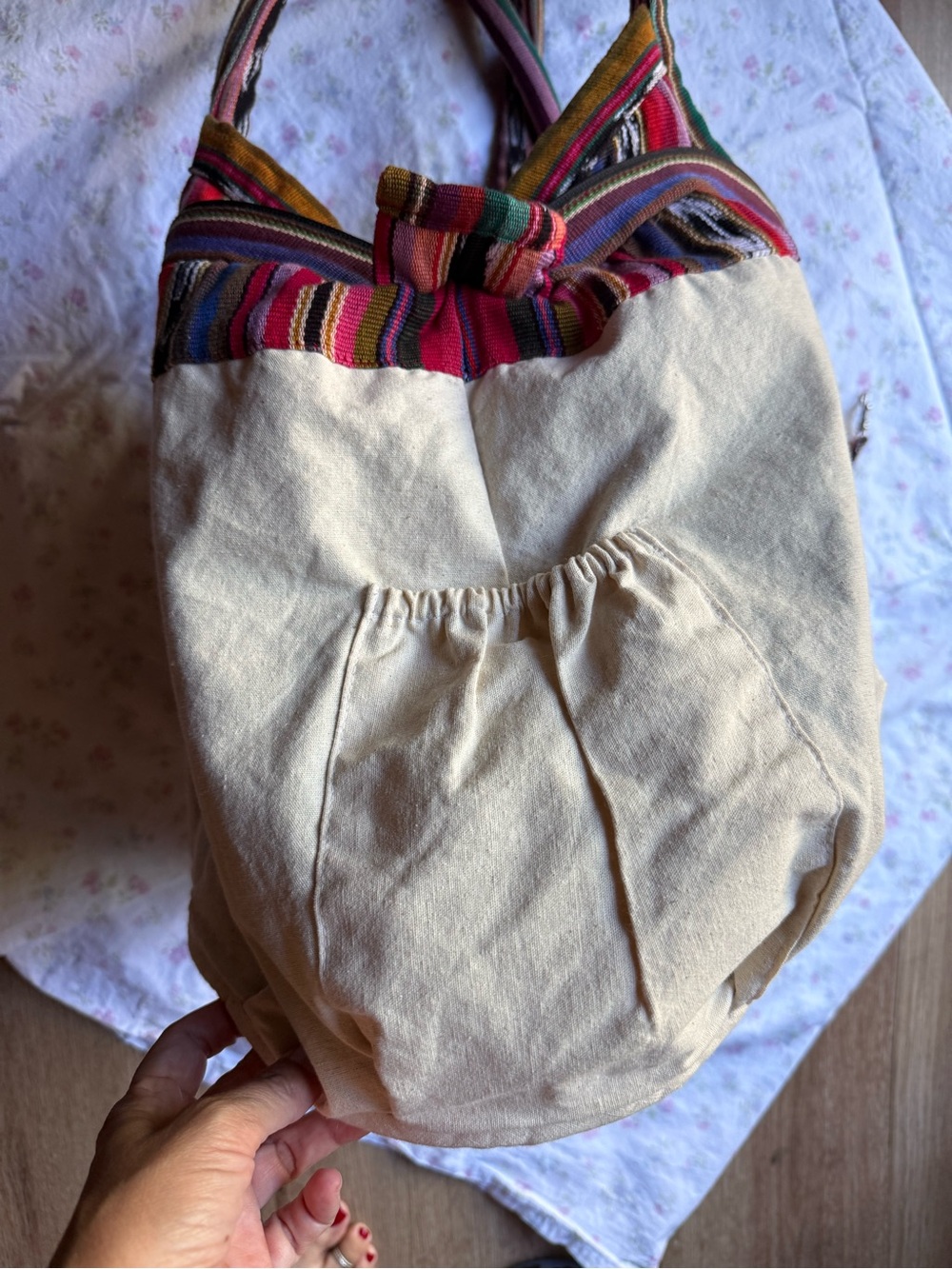 Nena & Co. Multicolor Striped Boho Shoulder Bag - Picture 4 of 6